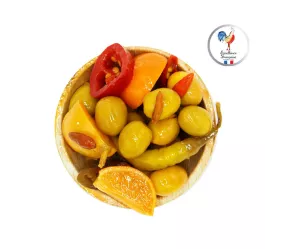 OLIVES AZUR - COCKTAIL MAROCAIN PIMENTE - 10KG